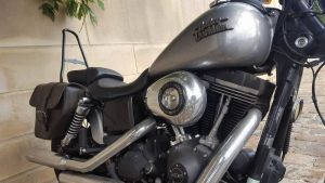 Sacoche Myleatherbikes Harley Dyna Street Bob_89